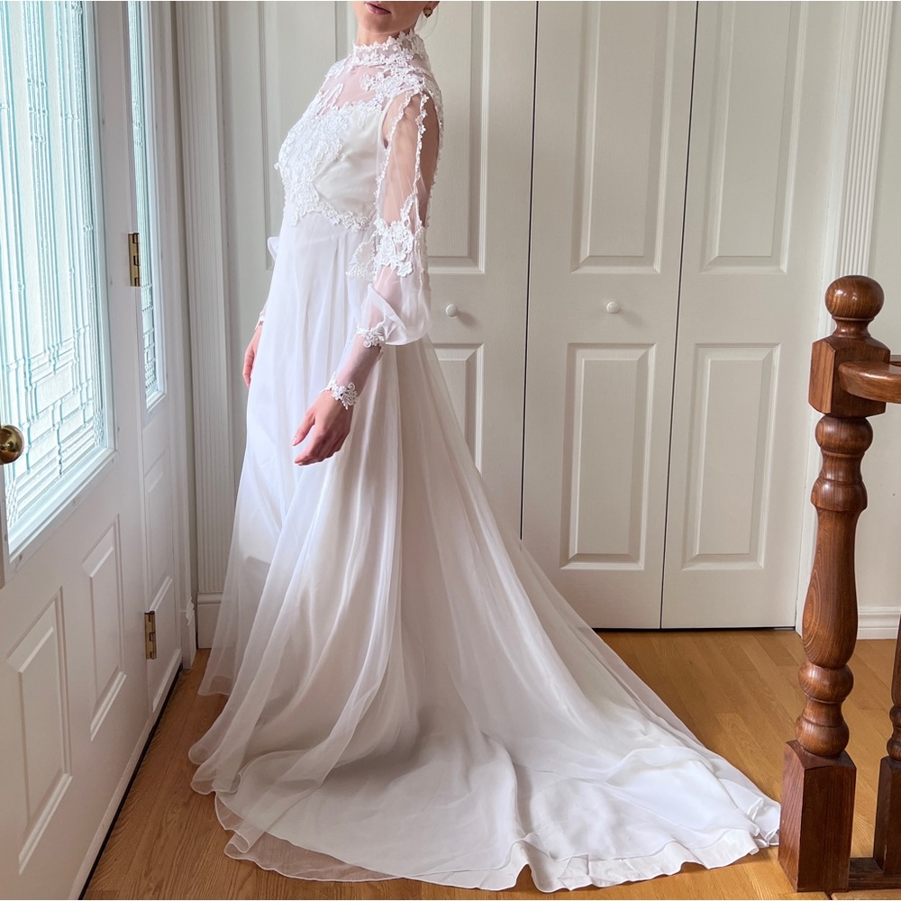 SOLD — 1960-70’s Dance Originals by Fred Perlberg Wedding Gown - Picture 11 of 11